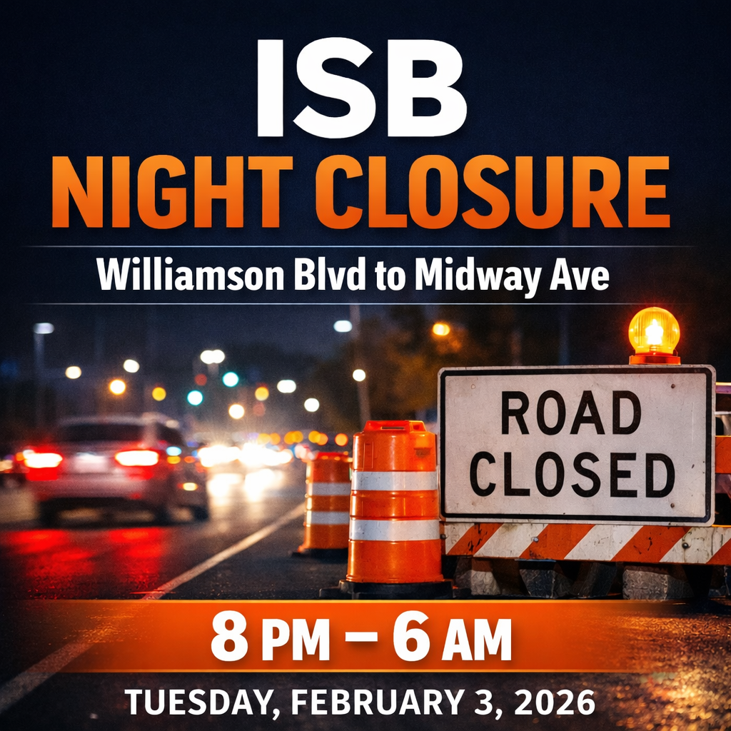 ISB Road Closure