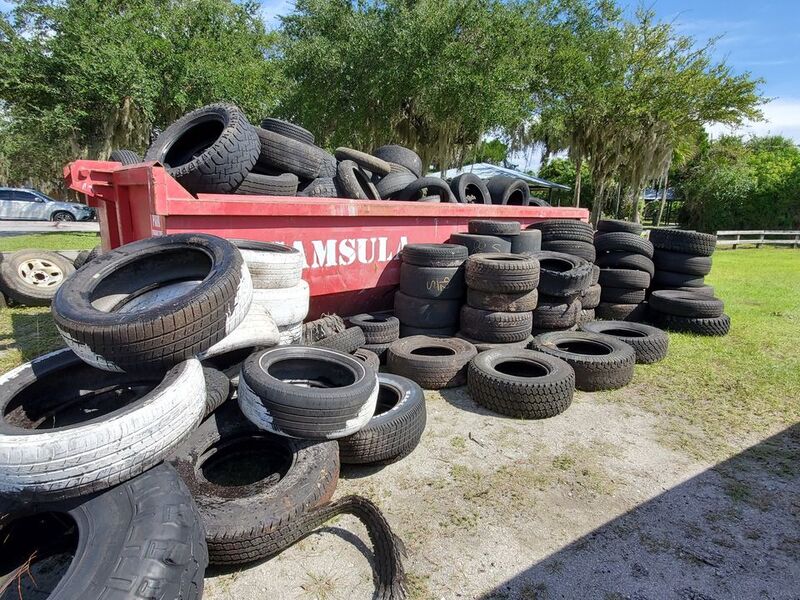 Volusia County to host a tire amnesty event to combat mosquitoes.